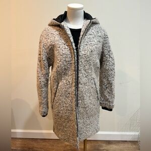 Topshop Quilted Charcoal Jacket